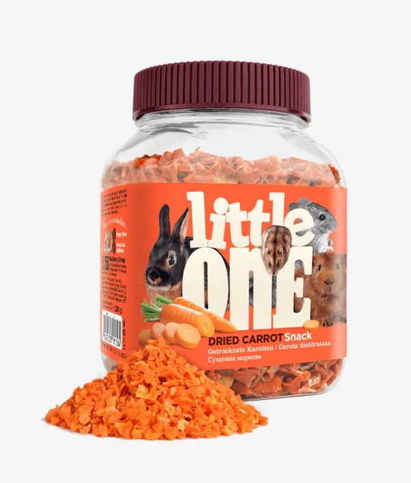 Snack drid carrot marca Little One para animales exóticos