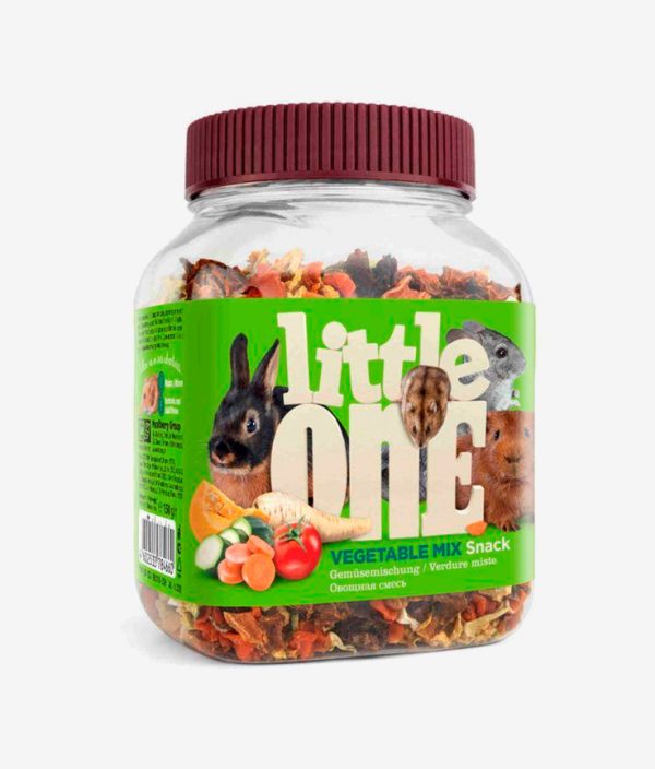 Snack vegetable mix marca Little One para animales exóticos