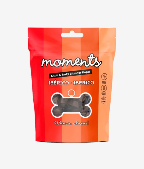 Snack para perros marca Moments