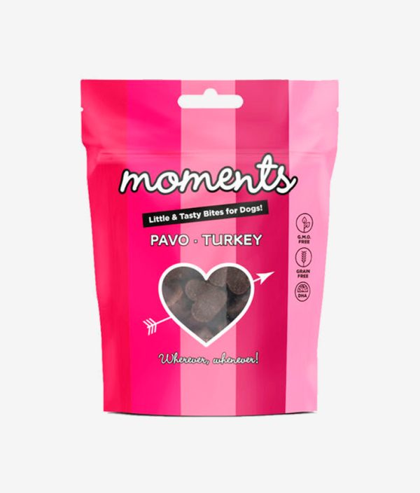 Snack para perros marca Moments