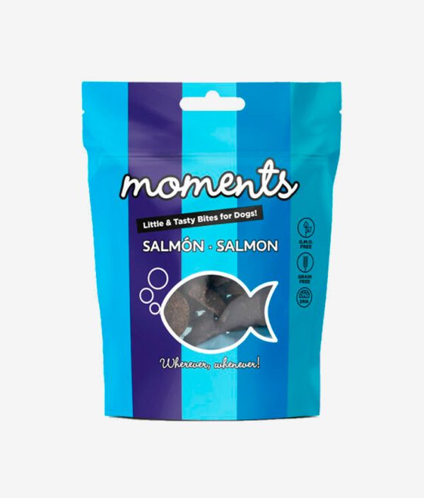 Snack para perros marca Moments