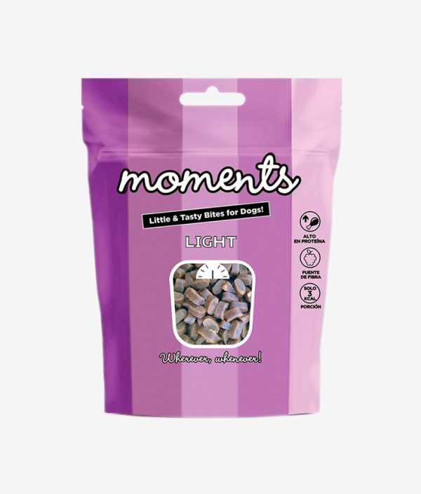 Snack para perros marca Moments